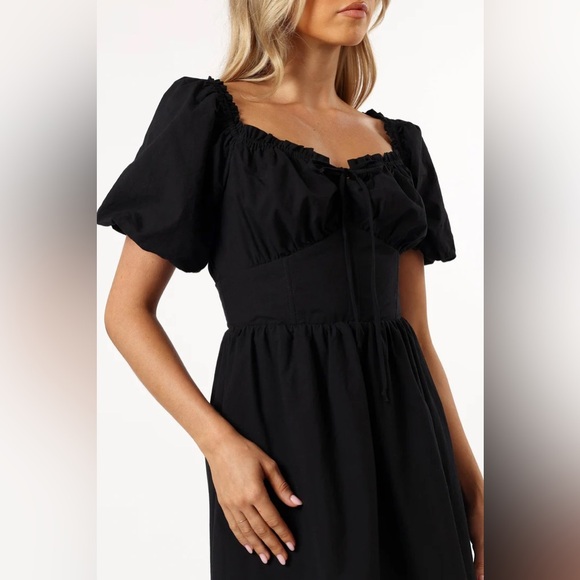 New with tags petal & pup jazz mini dress in black - Picture 4 of 5